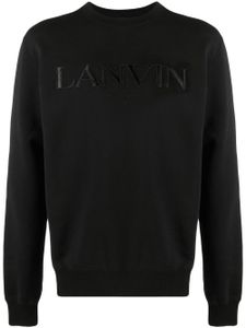 Lanvin sweat à logo brodé - Noir