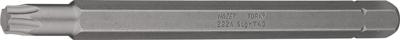 HAZET Bit 2224SLG-T40 · 5/16 inch (8 mm) zeskant massief · Binnen-TORX®-profiel · SW T40