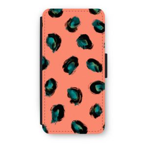 Pink Cheetah: iPhone 7 Flip Hoesje