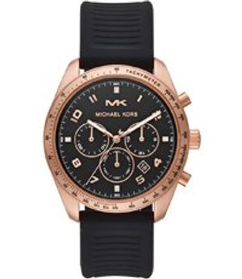 Horlogeband Michael Kors MK8687 Silicoon Zwart 22mm