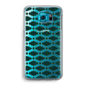 Moroccan tiles: Samsung Galaxy S6 Transparant Hoesje