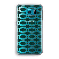 Moroccan tiles: Samsung Galaxy S6 Transparant Hoesje