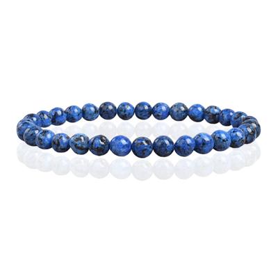 6mm Memphis Natuursteen Armband - Sodalite