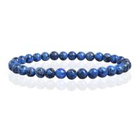 6mm Memphis Natuursteen Armband - Sodalite