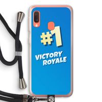 Victory Royale: Samsung Galaxy A20e Transparant Hoesje met koord