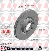 Remschijf Coat Z 460158120
