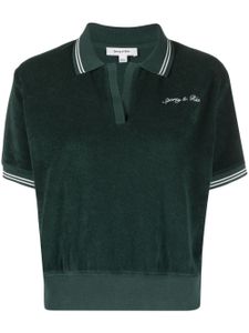 Sporty & Rich polo Syracuse en coton - Vert