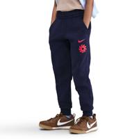 Nike Erling Haaland Club Fleece Joggingbroek Kids Donkerblauw Felrood