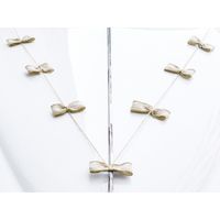 Trouwauto decoratie strikken jute - 12x stuks - Bruiloft - just married