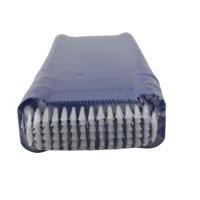 Nagelborstel kunststof blauw pak a 10st