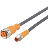 ifm Electronic EVC255 Verbindingskabel Aantal polen (sensoren): 3, 5 Stekker, recht, Bus, recht 0.3 m 1 stuk(s)