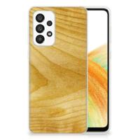Samsung Galaxy A33 5G | Bumper Hoesje | Licht Hout Samsung Galaxy A33 5G | Bumper Hoesje | Licht Hout