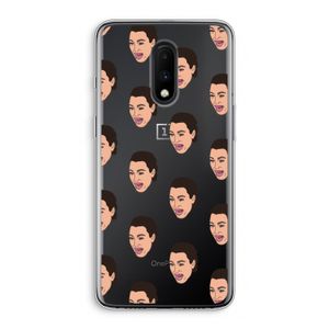 Ugly Cry Call: OnePlus 7 Transparant Hoesje