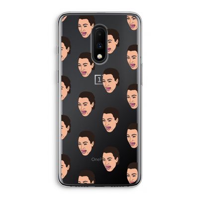 Ugly Cry Call: OnePlus 7 Transparant Hoesje