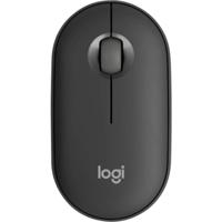 Logitech Pebble Mouse 2 M350s Muis Bluetooth Optisch Grafiet 3 Toetsen 400 dpi, 4000 dpi Geïntegreerd scrollwiel