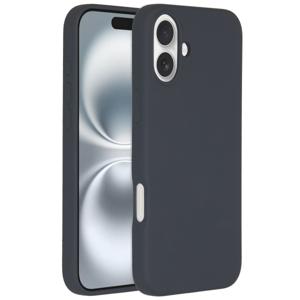 Accezz Liquid Silicone Backcover met MagSafe iPhone 16 Plus Telefoonhoesje Blauw