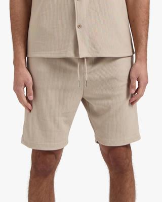 Croyez Homme Ribbed Shorts Cr1-ss25-29 Korte Broeken 099 Sand