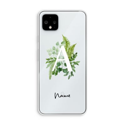 Green Brush: Pixel 4 XL Transparant Hoesje
