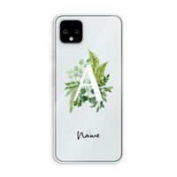 Green Brush: Pixel 4 XL Transparant Hoesje