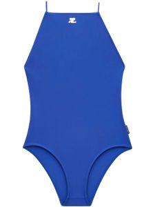 Courrèges maillot de bain à logo Reedition - Bleu