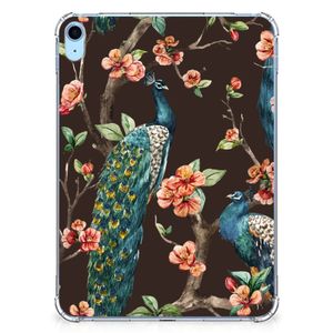 iPad (2022) 10.9 Back Case Pauw met Bloemen