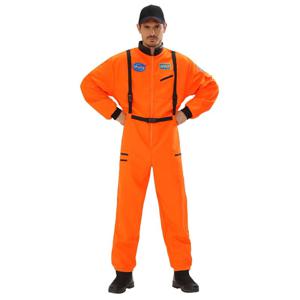 Astronauten verkleedkostuum - oranje - voor heren - astronautenpak - ruimtevaarder - space