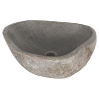 Differnz Lombok waskom riviersteen | Ø 40 - 50 x 15 cm
