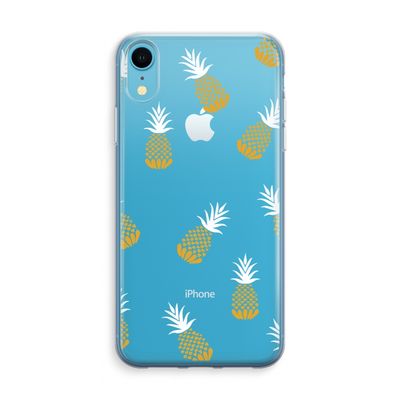 Ananasjes: iPhone XR Transparant Hoesje