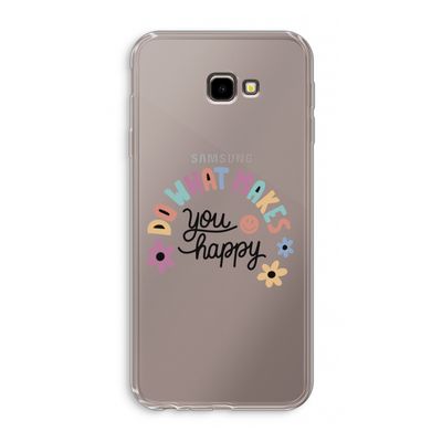 Happy days: Samsung Galaxy J4 Plus Transparant Hoesje