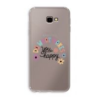 Happy days: Samsung Galaxy J4 Plus Transparant Hoesje