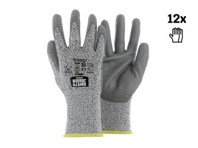 Safety Jogger Snijbestendige HPPE (high performance polyethyleen) | Met polyurethaan coating | Grijs | Maat 7 - SW1216007