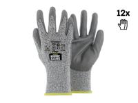 Safety Jogger Snijbestendige HPPE (high performance polyethyleen) | Met polyurethaan coating | Grijs | Maat 10 - SW1216010