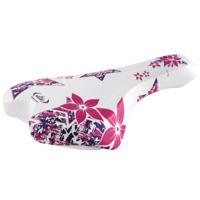 Monte Grappa kinderzadel magic 24" wit/roze