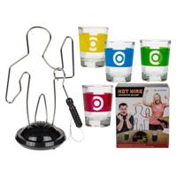 Out of the Blue Drankspel - zenuwspiraal - met shotglazen - drinkspellen