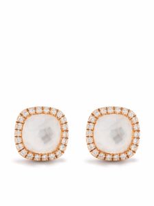 Tirisi boucles d'oreilles Milano Sweeties en or rose 18ct ornées de diamants