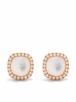 Tirisi boucles d'oreilles Milano Sweeties en or rose 18ct ornées de diamants