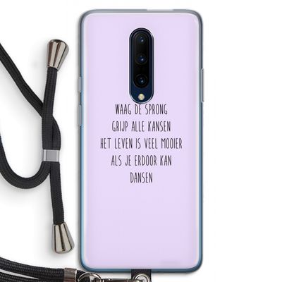 Sprong: OnePlus 7 Pro Transparant Hoesje met koord