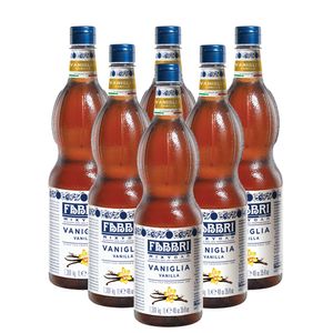 Fabbri - Mixybar Vanille Siroop - 6x 1ltr