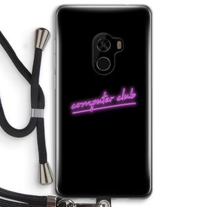 Vice Black: Xiaomi Mi Mix 2 Transparant Hoesje met koord
