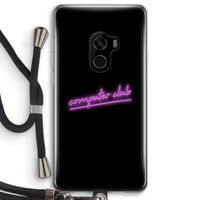 Vice Black: Xiaomi Mi Mix 2 Transparant Hoesje met koord