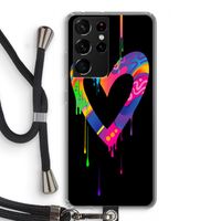 Melts My Heart: Samsung Galaxy S21 Ultra Transparant Hoesje met koord