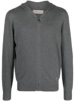 Corneliani hoodie en maille à fermeture zippée - Gris - thumbnail