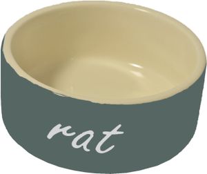 Ratten eetbak steen grijs diameter 10 cm - Gebr. de Boon