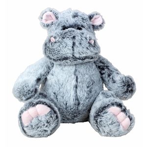 Nijlpaard knuffel van zachte pluche - speelgoed dieren - 32 cm   -