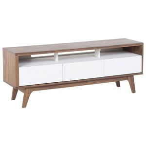 Beliani SYRACUSE - TV-kast-Wit-MDF