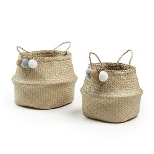 Kave Home Mand Thai Set van 2 stuks - Naturel