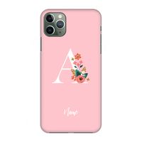 Pink Bouquet: Volledig geprint iPhone 11 Pro Max Hoesje