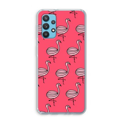 Flamingo: Samsung Galaxy A32 4G Transparant Hoesje