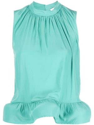 Lanvin blouse à volants - Vert
