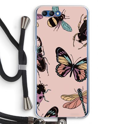 Tiny Bugs: Honor 10 Transparant Hoesje met koord